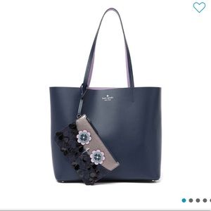 NWT $359 Kate Spade Owl Leather Zibbi Tote Bag